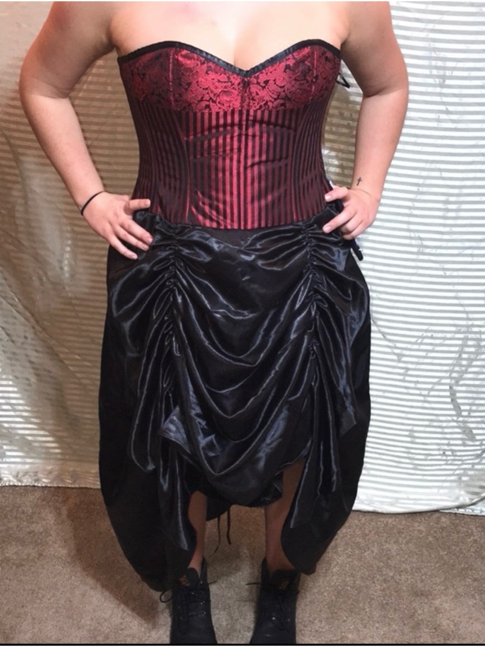 Victorian Renaissance Gothic Corset Bustier Dress